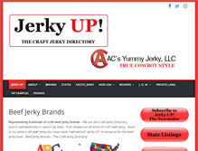 Tablet Screenshot of jerkyup.com